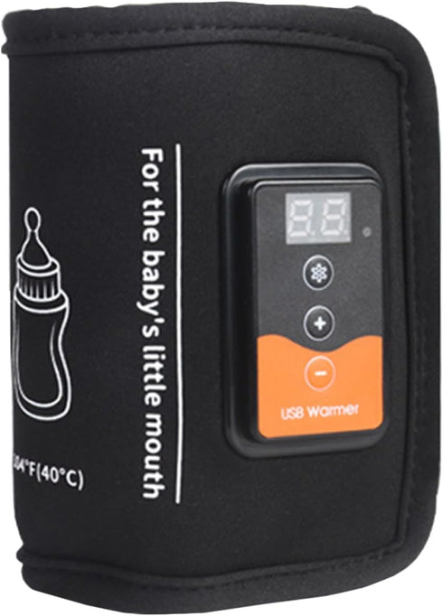 HONITANO USB Portable Bottle Warmer for Bottle Breast Milk Warm Wrap Adjustable Temperature