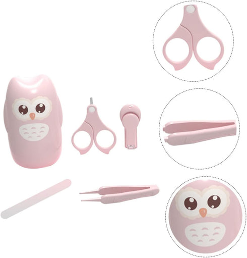 Set Toddmomy Portable Boy Girl Nail Clippers Safe Nail Scissors Boy Girl Manicure Kit with Storage Case Lightweight