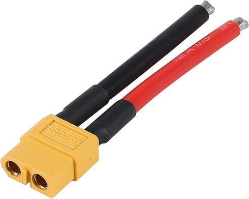 10 Pairs XT60 Plug Female and Male Connector with 12AWG Silicon Wire for RC Lipo Battery Cable Drone