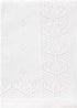 LAWKUL Cellular Blanket, 100% Cotton Knitted Soft Knit Crochet for Newborn Boy Girls, White, 100x80cm
