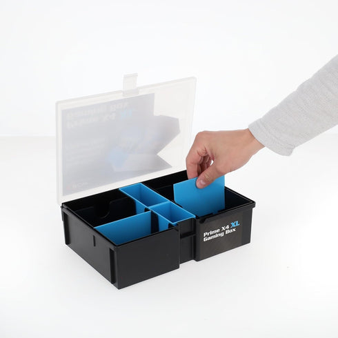 BCW Prime X4 Gaming Box | Playing Card Storage Box for Decks and Game Accessories
