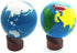Baby Earth Globe Toys, Montessori Earth Globe, Plastic and Wood Material for Early Learning Teaching Aids
