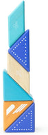 6 Piece Tegu Travel Pal Magnetic Wooden Block Set, Jet Plane