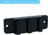 Retractable Baby Gate Replacement Parts, Black, Full Set Wall Mounting Accessories for Pet Gates