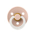Set 2 0-6 BIBS Pacifiers | Natural Rubber Baby Pacifier | of BPA-Free Soothers | Made in Denmark | Blush Glow | Size