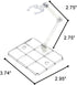 1/144 12PCS Action Figure Stand Assembly Action Figure Display Holder Base Universal Humanoid Model Support Display