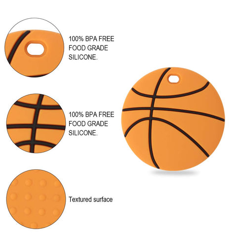 Baby Sport Teething Toys, BPA Free Food Grade Silicone Teether, Effective Pain Relief for Boys and Girls, Freezer Safe