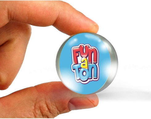 JA-RU Bandy Ball, 3" Fidget Ball with String & Spike, Random Color, Stress Relief Sensory Toy for Kids & Adults