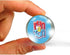JA-RU Bandy Ball, 3" Fidget Ball with String & Spike, Random Color, Stress Relief Sensory Toy for Kids & Adults