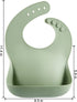 Set 3 10-72 PandaEar of Silicone Baby Bibs Waterproof, Soft, Unisex, Months