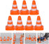 STOBOK 7pcs Traffic Cone - Miniature Traffic Signs Toys for Kids, DIY Traffic Roadblock Educational Toys