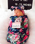 3 Sets DRESHOW BQUBO Newborn Floral Receiving Blankets Newborn Baby Swaddling with Bow Headbands Sleepsack Toddler Warm