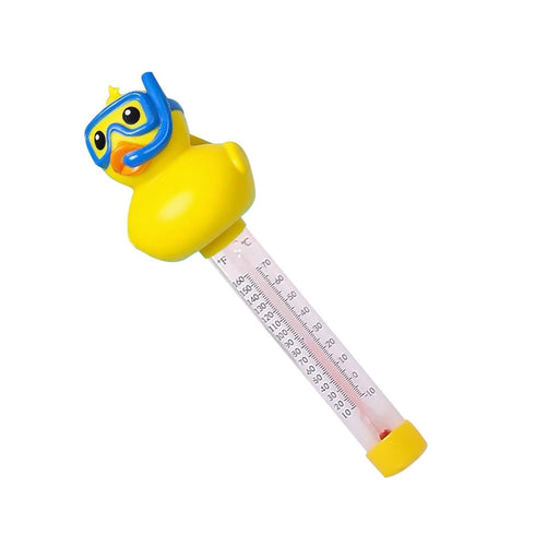 Generic 8.5x26.4cm Floating Pool Thermometer - Floating Water Thermometer | Water Temperature Gauge for Pool | Double