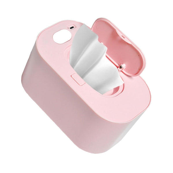 lyrlody Baby Wipe Warmer, Large Capacity 80pcs USB Powered Digital Display Adjustable Temperature