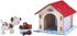 HABA Little Friends Dog Lucky - Pet Toy Figure with Doghouse &