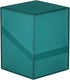 Ultimate Guard Boulder 100+ Classic Deck Case for 100 Double-Sleeved TCG Cards, Malachite, Durable Storage with