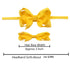CÉLLOT 40 Colors Baby Bow Headbands, 3" Super Soft Nylon Hair Bows for Baby Girls, Infants, Newborns