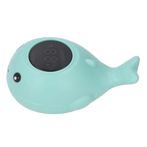 LUCKDANO Blue Whale Baby Bath Thermometer LED Display Floating Toy Water Temperature Thermometer for Infant Bathtub Tub