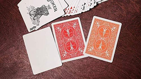 Orange Rider Bicycle Playing Cards - Poker Size Deck by USPCC