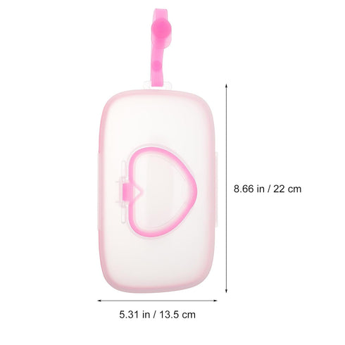 Healifty Portable Dispenser Baby Wipe Holder Portable Case Reusable Refillable for Outdoor Travel Wipe Carrying Pouch