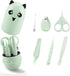 5-in-1 Baby Nail Kit, Baby Manicure Set with Clipper, Scissors, Tweezers, Glowing Ear Scoop, Nail File, Cute Case