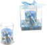 Lunaura Baby Keepsake - Set of 12 Boy Baby Bottle Glass Votive
