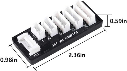 RC Product JST-XH-2-6S Lipo Battery Charge Balance Board, 2pcs JST XH Board Balance Expansion Charger Adapter for 6S