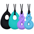 Chew Necklace for Boys and Girls Silicone Chew Toys Teardrop Twist Pendants, Sensory for Autism or Oral Motor Needs (4