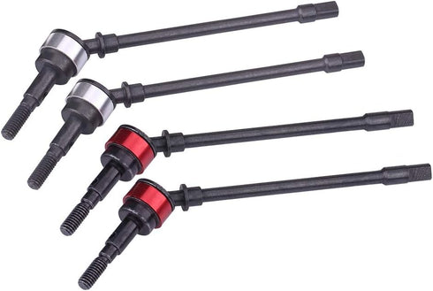RC Car Drive Shaft, 4 Pcs Hard Steel Front Axle for SCX10 Remote Control Car Model Accessory Parts