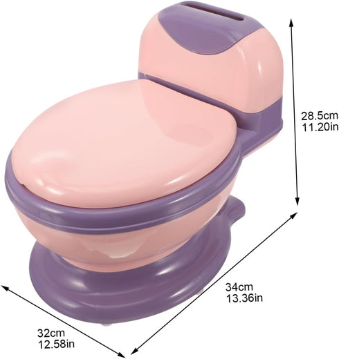 DOITOOL Portable Boy Girl Potty Training Toilet Lightweight Realistic Design for Toddlers Boys Girls for Home