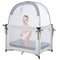 L RUNNZER Pack N Play Tent, Baby Pop Up Crib Tent to Keep Baby