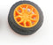 10pcs Toys Car Wheels 30mm Rubber Tire for DIY Model Toy Accessories (Orange)
