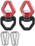 2 Pack Swivel Hook for Swing, 35KN Swing Spinner, Aluminium Alloy for Children's Swing and Aerial Yoga
