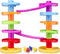 Ball Drop Educational Toy with Bridge - Advanced Spiral Swirl Ball Ramp Playset for Toddlers