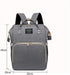 Generic Backpack Multifunctional Baby Diaper Bag with Changing Station Large Travel Diaper Bags Unisex Baby Bag