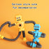 WUCLUD 12PCS Telescopic Suction Cup Robot Toy,pop Tubes,Toys for Kids,Toddler Travel Toys,Toddler Sensory Toys,figette