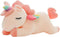 Soft Unicorn Stuffed Animal, Plush Hugging Pillow Toy for Kids (Pink, 19.6 in)