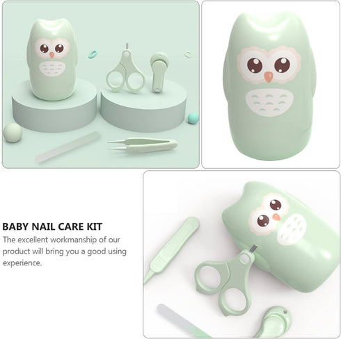 Set Baby Nail Clipper Kit for Newborns Safe Nail Scissors for Infants Comfort Grip Handles Toddler Manicure File