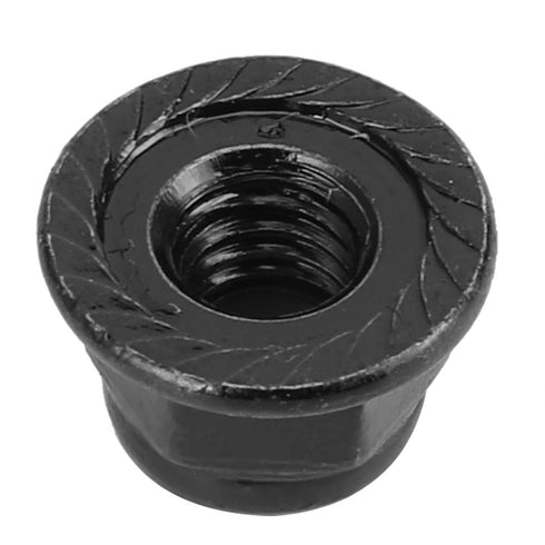 12PCS 4mm Nonslip Wheel Lock Nut Spare Parts for Axial TRX4 TRX6 SCX10 1/10 RC Model Car, Black