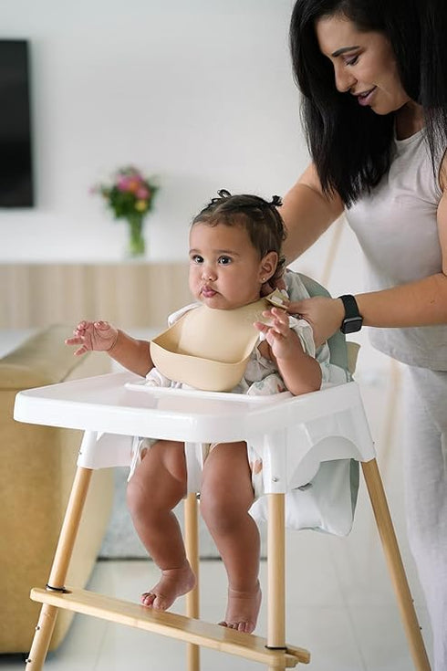 Nibble and Rest Highchair Handy Pocket Pouch, Compatible with IKEA Antilop Highchair,High Chair Accessories, Wipeable