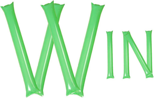 Hooshing 40PCS Thunder Sticks Bam Bam Inflatable Noisemakers for Cheerleading Basketball Football Party Spirit