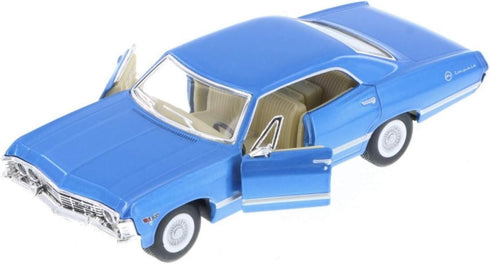 1/43 1967 KiNSMART - Scale Model Compatible with Chevrolet Impala (Blue)