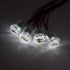 4 Pcs/Lot 24mm Arcade LED Push Buttons, Illuminated Player 1P 2P Coin Lit with Microswitch