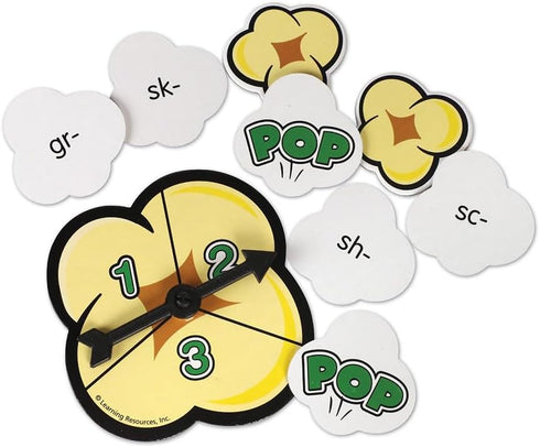 Learning Resources Pop for Blends Game - Phonics Game for 2-4 Players, 92 Cards, Ages 6+