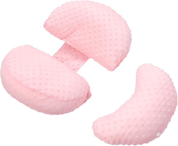 Mobestech Multi-Functional Cooling Pregnancy Pillow Supportive Maternity Waist Cushion Soft Breathable Cover