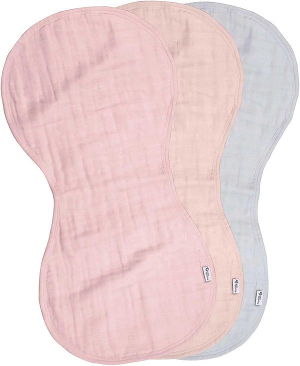 green sprouts Organic Cotton Muslin Burp Cloths, Adult Use Only, Hypoallergenic, Standard