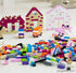 Play Platoon 1100 Piece Building Bricks Play Set, 10 Colors, Includes Wheels, Tires, Axles, Windows & Door Pieces