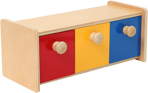 Montessori Materials Box w/Bins for Toddlers 1-3 Years Old, Educational Tools Preschool Baby Toy