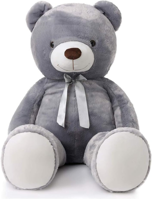 MaoGoLan Giant Grey Teddy Bear 47 inch - Large Stuffed Gray Teddy Bear for Girlfriend and Children