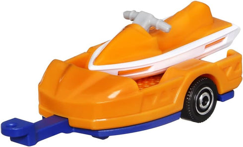Matchbox Hitch & Haul Die-cast Vehicle Playset - Deep Sea Diver Shark Attack Rescue 7 Piece Set with Truck and Jet Ski